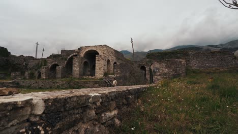 gjirokaster city in albania, cinematic places - unesco world heritage site in 4k