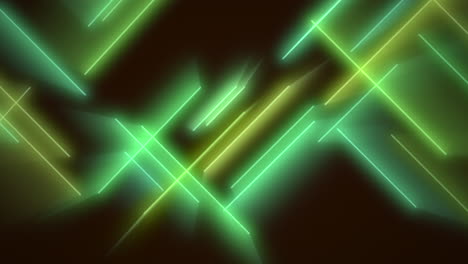 líneas de neón coloridas en movimiento con fondo abstracto 14