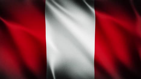 flag of peru waving background