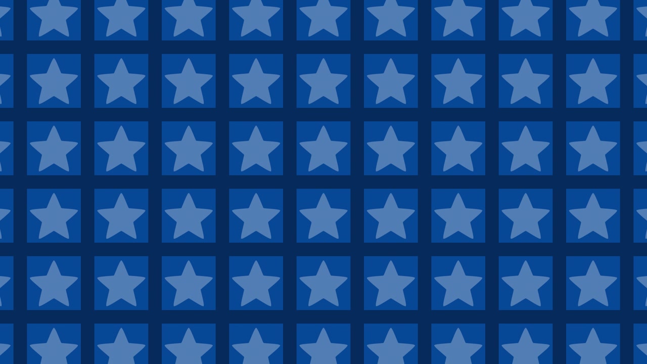 Blue Star Pattern