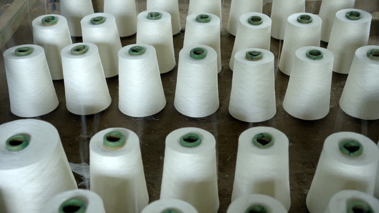 Textile thread spinning traditional machinery in handloom India ,Kerala