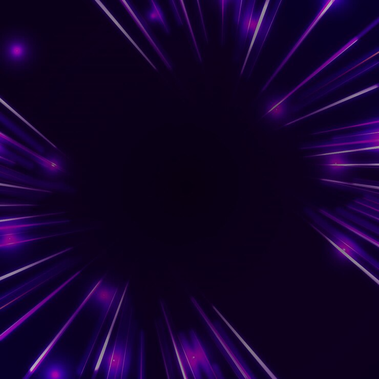 Purple Glowing Lines Abstract Background