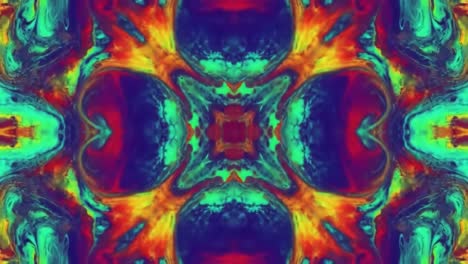 abstract colorful symmetrical pattern