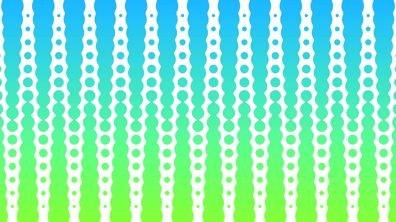 폴카 점 패턴 애니메이션, 모던 기하학 서클, 루프 애니메이션