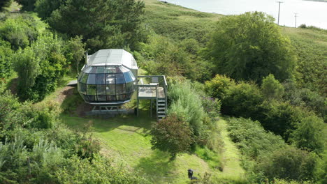 aerial reverse - a stylish and quirky home in scotland