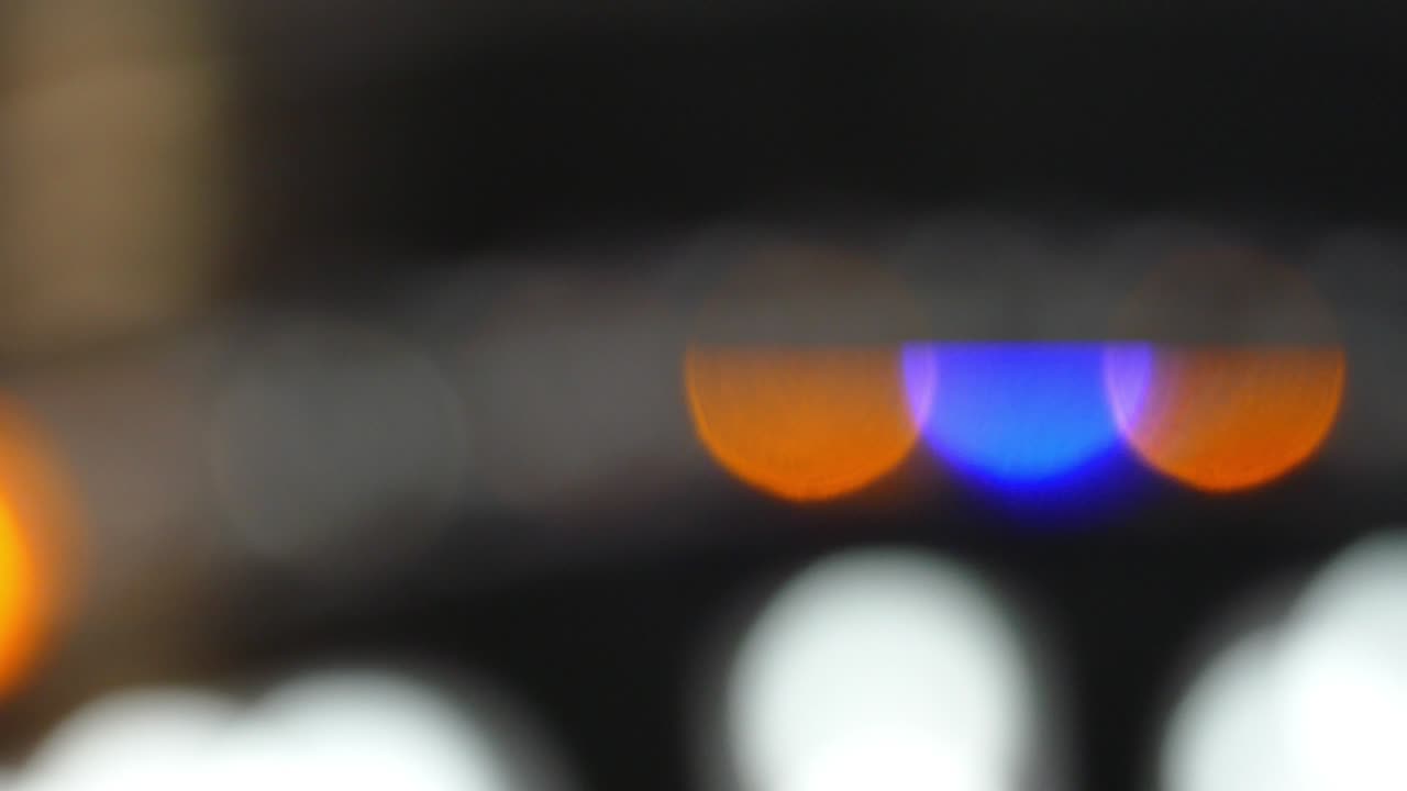 fondo de luz de led parpadeante desenfocado