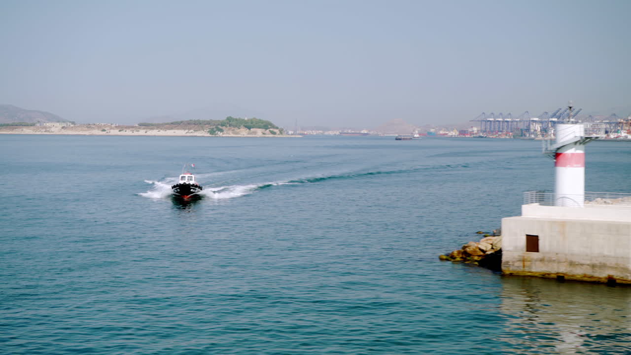 그리스 피레우스 항구 출구 영상