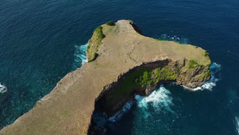 mandalika surrounding area seascape aerial view. gili island on south lombok