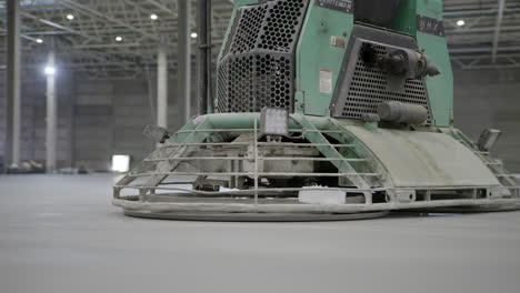 floor finishing machine in action