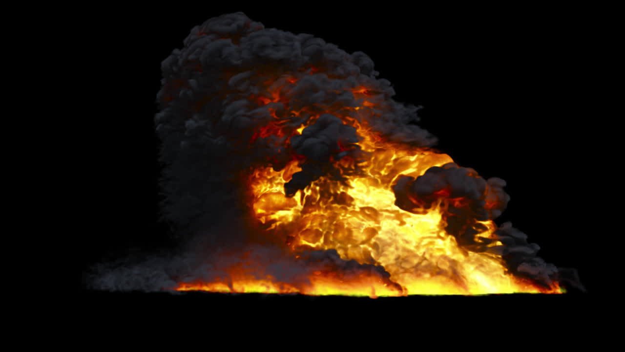 폭발, 화재 및 연기 효과