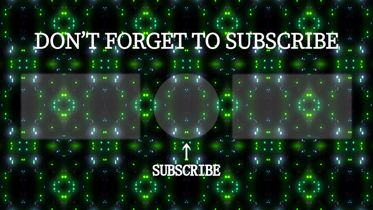 입자 반이는 칼레도스코프 엔드 카드 엔딩 스크린 모션 그래픽