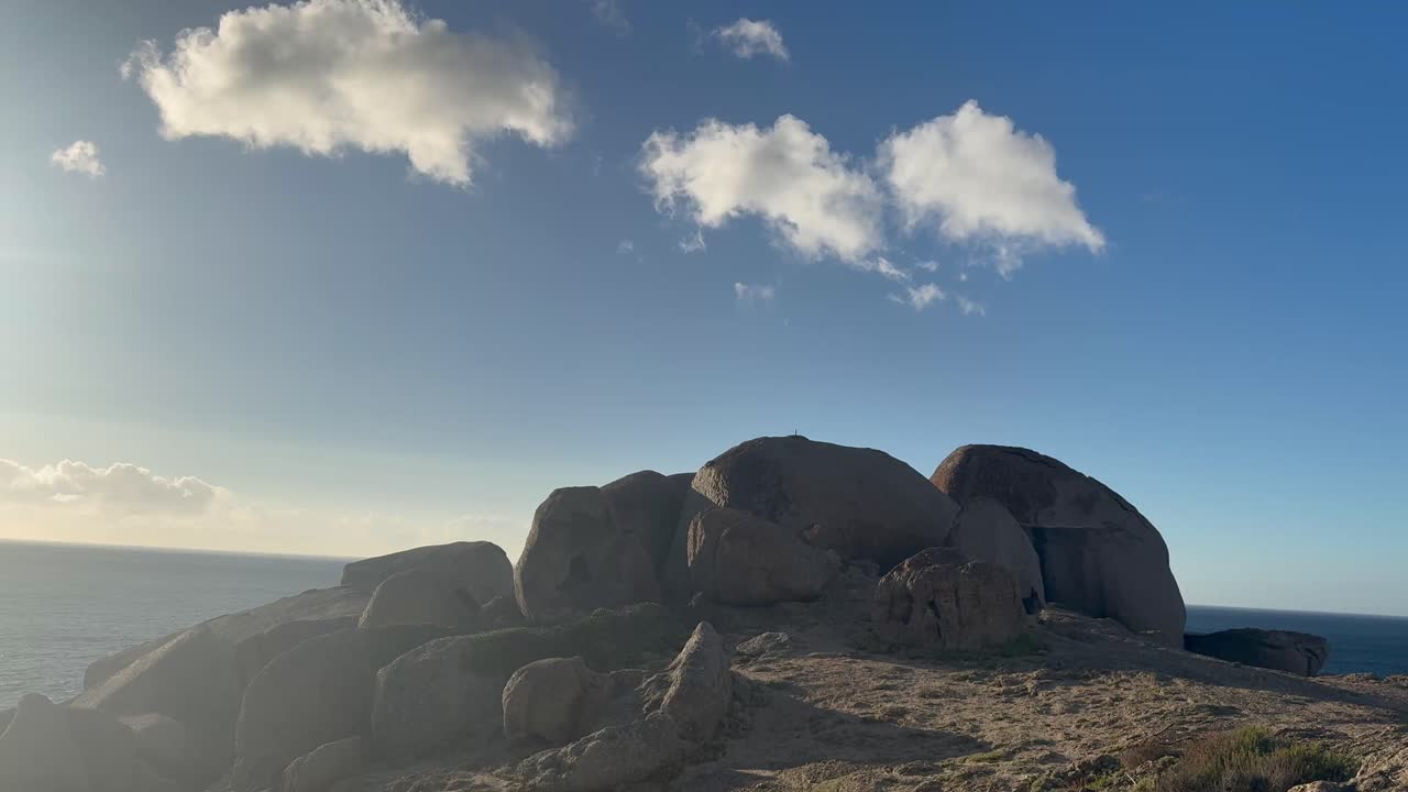 Klippesten ved Llandudno strand nær Cape Town, Sydafrika