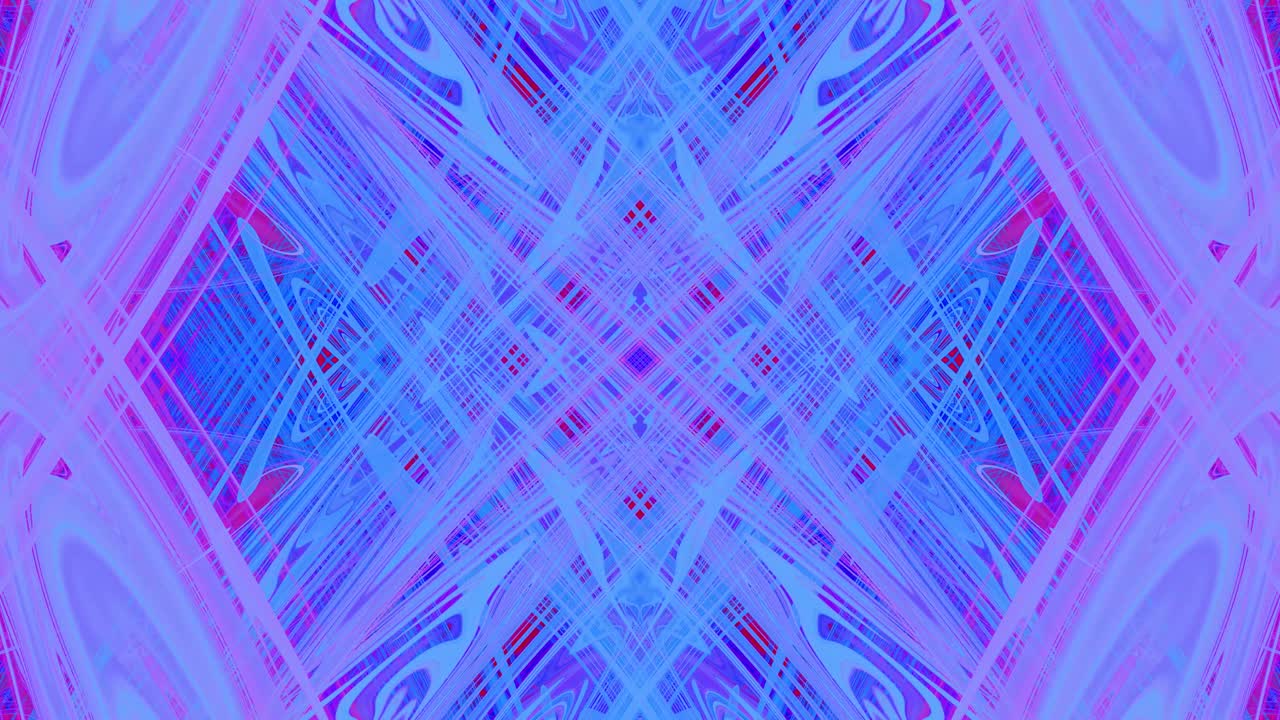 Seamless Psychedelic Kaleidoscope Motion Background
