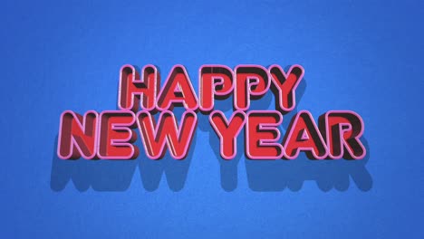 Retro-Happy-New-Year-text-set-on-a-blue-grunge-texture