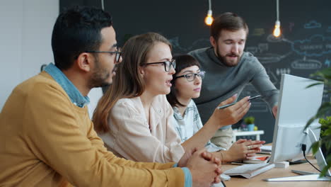 reunión del equipo de negocios
