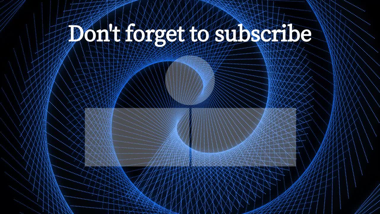 멋진 엔딩 카드 엔딩 스크린 모션 그래픽