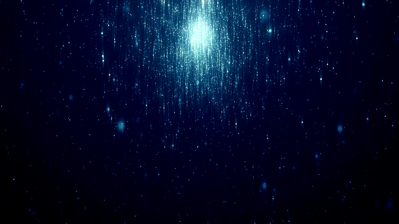 Particles Blue dust abstract light bokeh motion titles cinematic background loop
