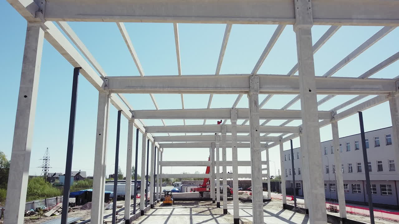 Concrete Building Frame Under Construction