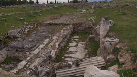 ancient ruins of a building in hierapolis