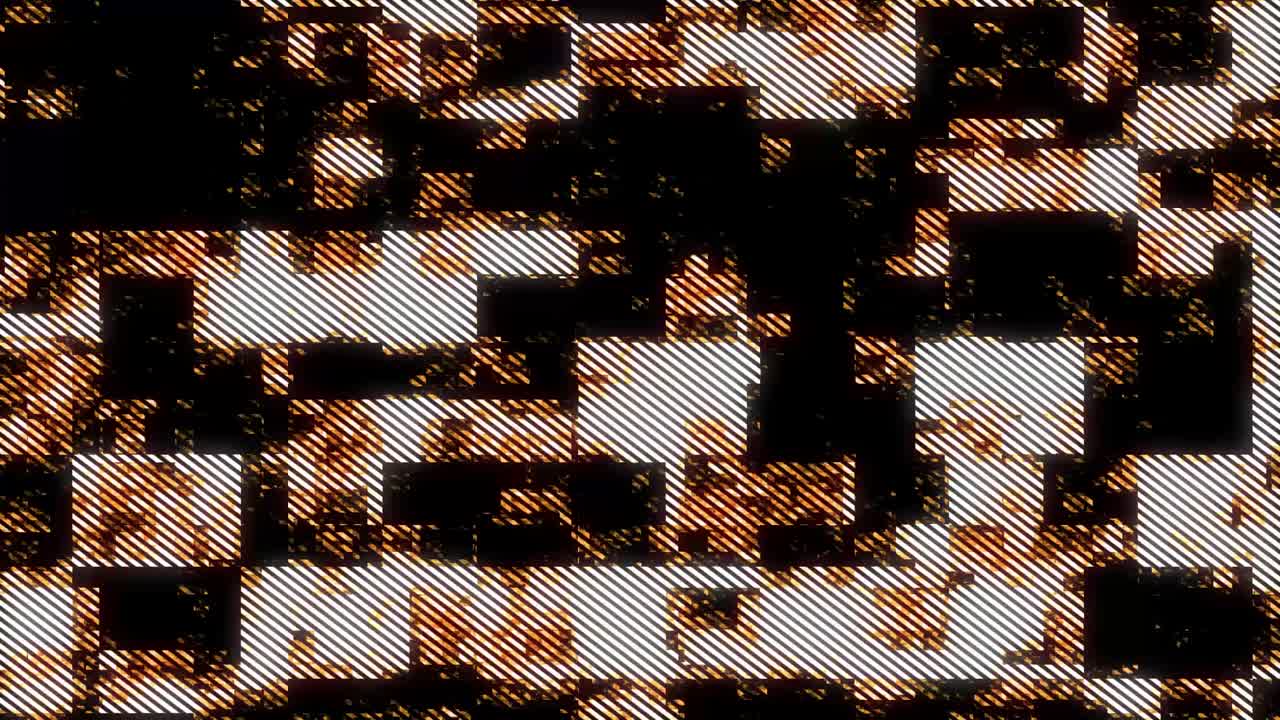 Block flashing mosaic background motion graphics