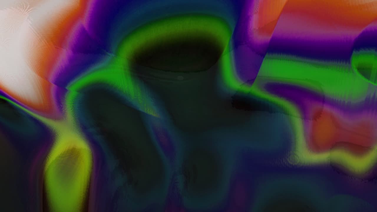 patrones psicodélicos, bucle de vj, aceite, colorido