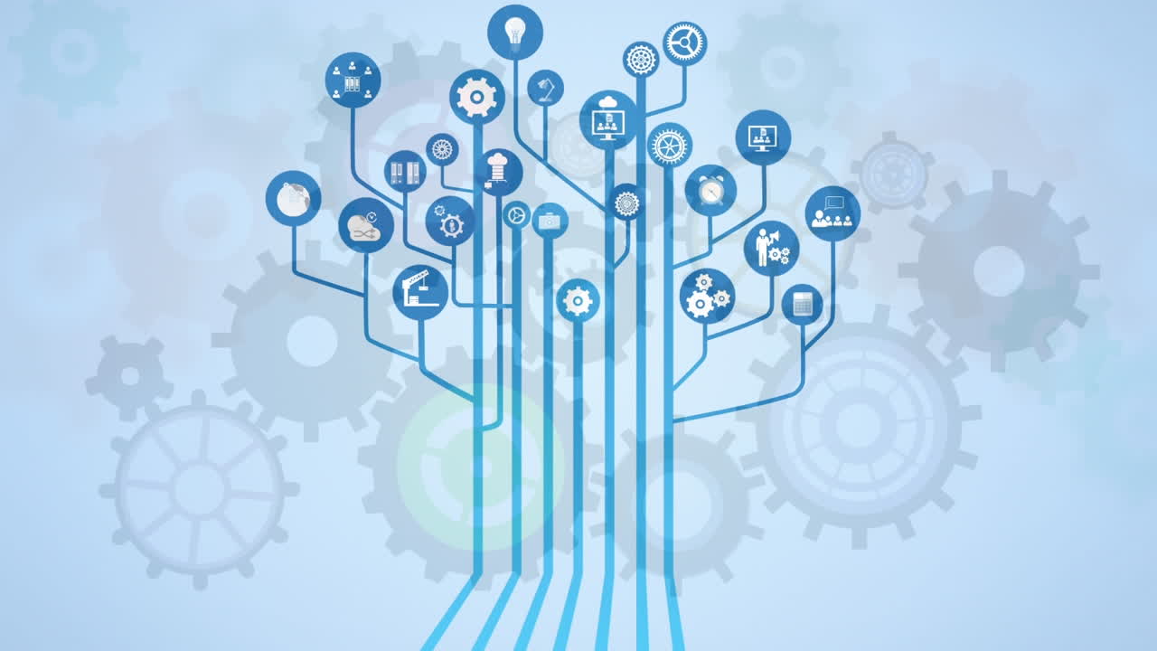 la conexión vive en forma de árbol.