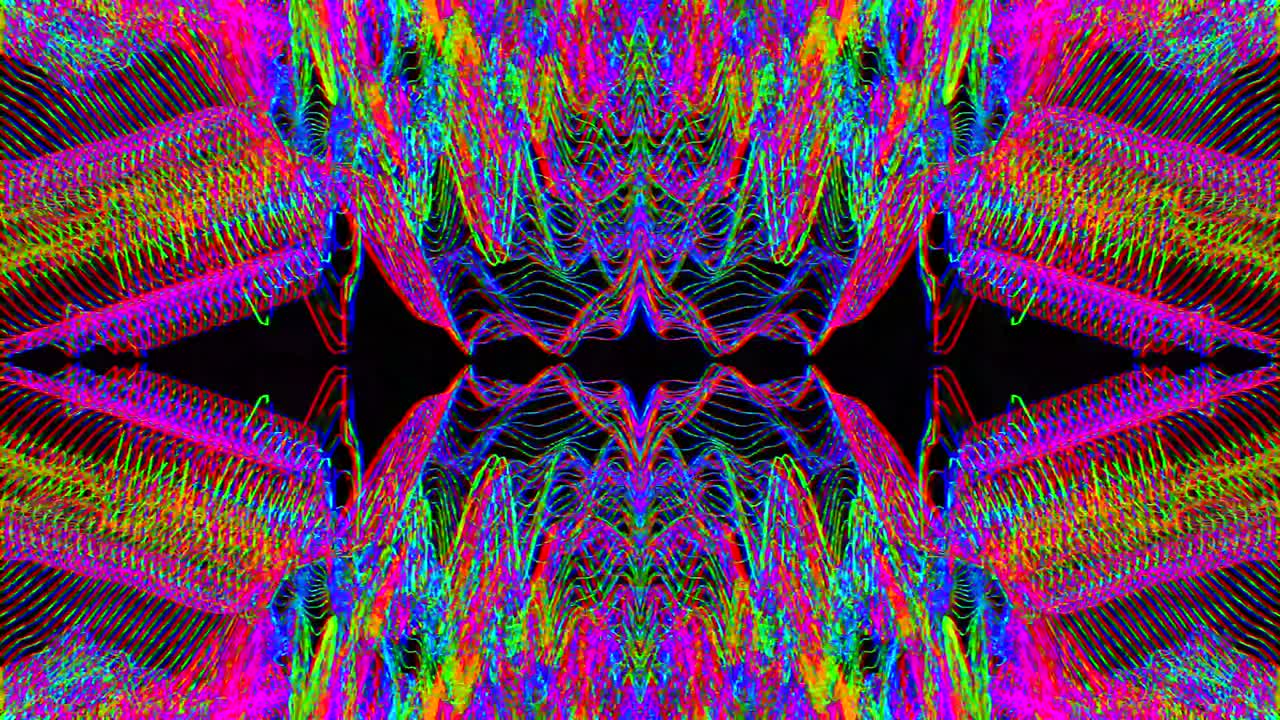 hipnotizante efecto de mal viaje llamarada de fondo reluciente