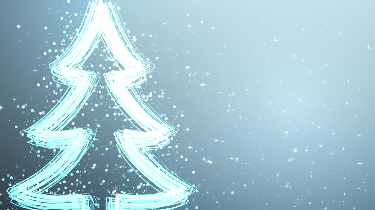 메리 크리스마스 축하 비디오 카드