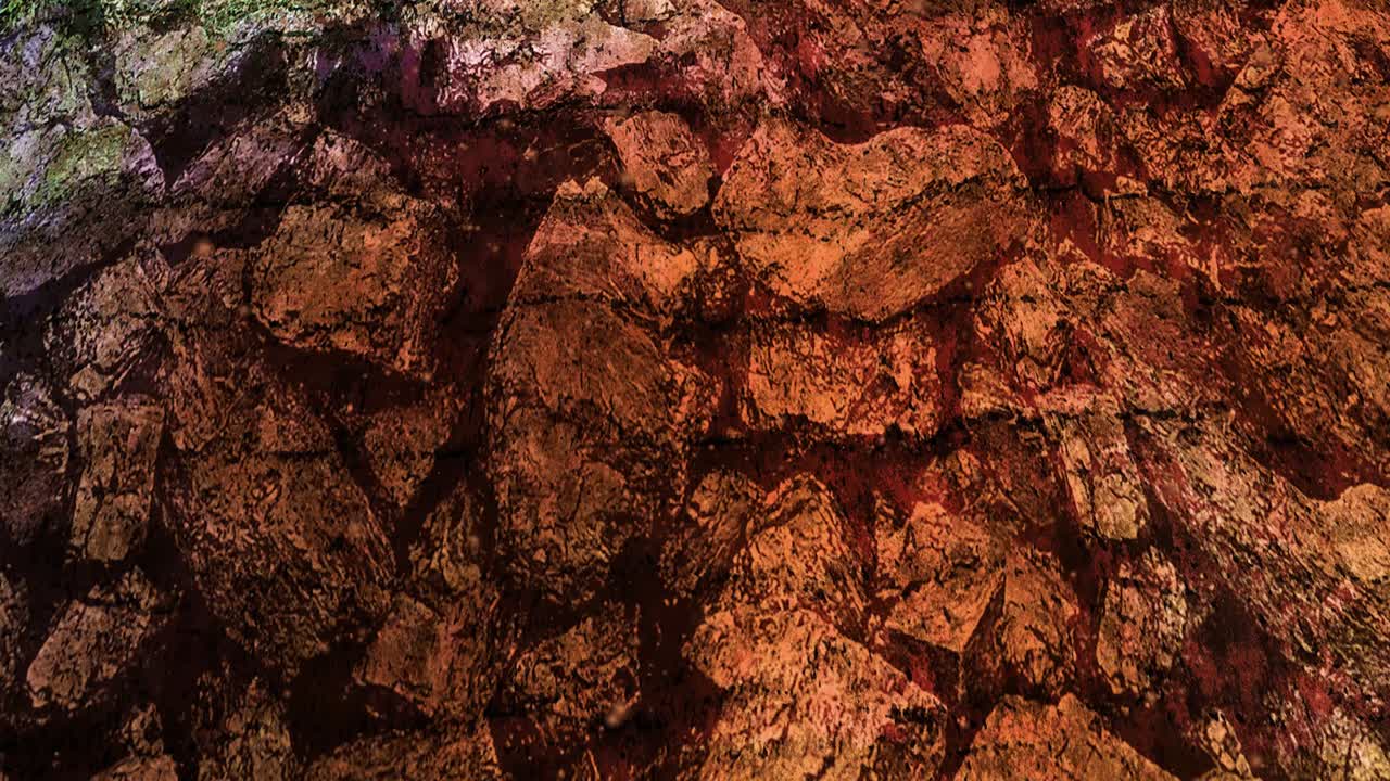 animación abstractamente colorida con un fondo líquido multicolor.