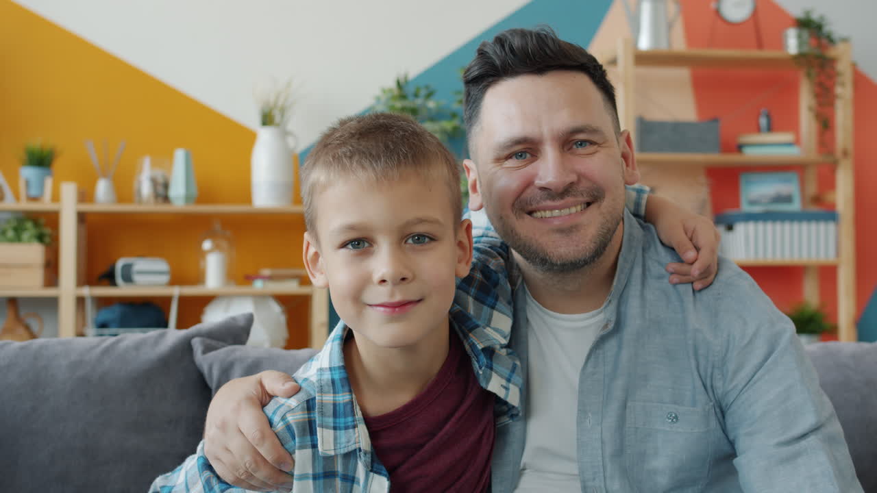Retrato de padre e hijo