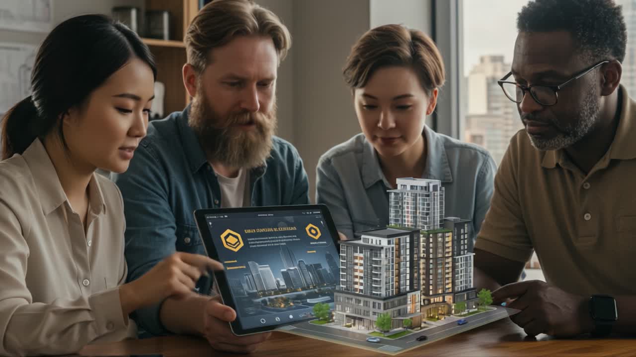 Engaging Collaborative Discussion on Architectural Model and Urban Planning Utilizing Advanced Technology for Project Visualization and Management