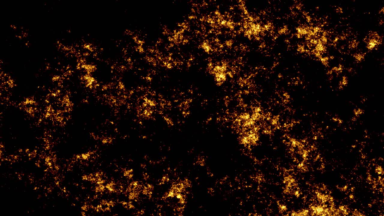 animación de una vena de oro reluciente