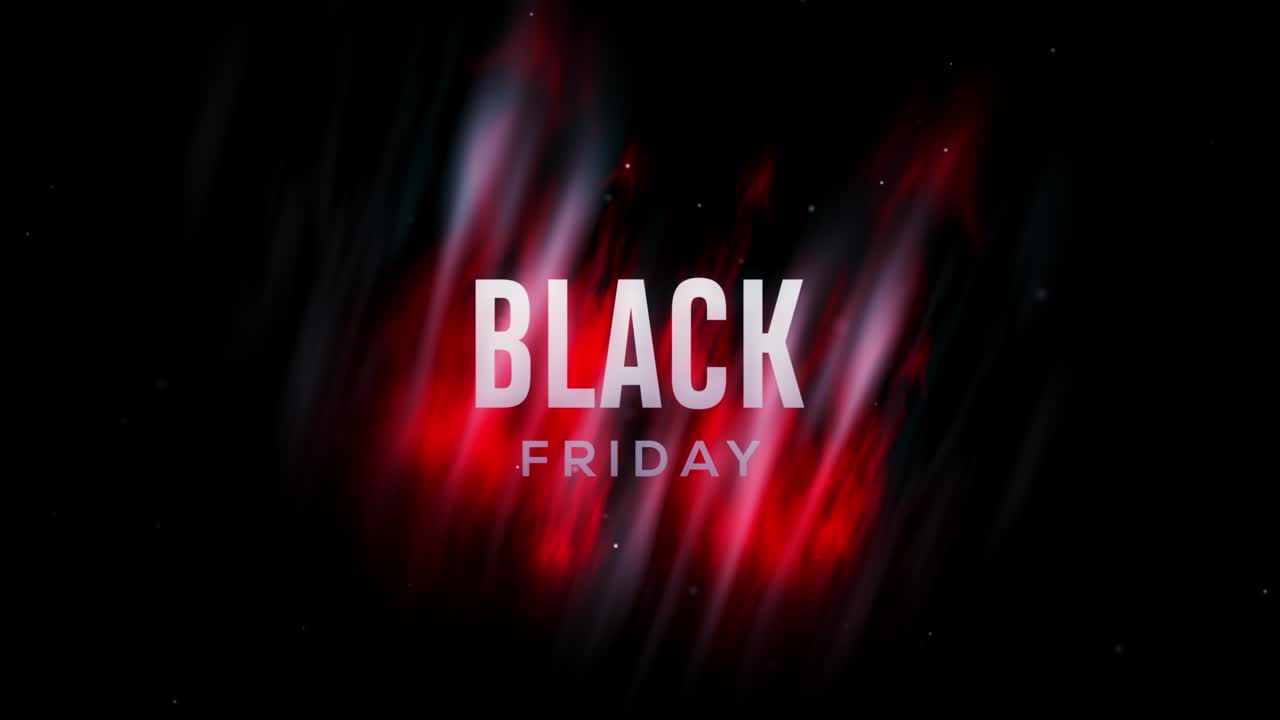 블랙 프라이데이 할인 애니메이션 그래픽 모션 레드 앤 블랙 4k 루프