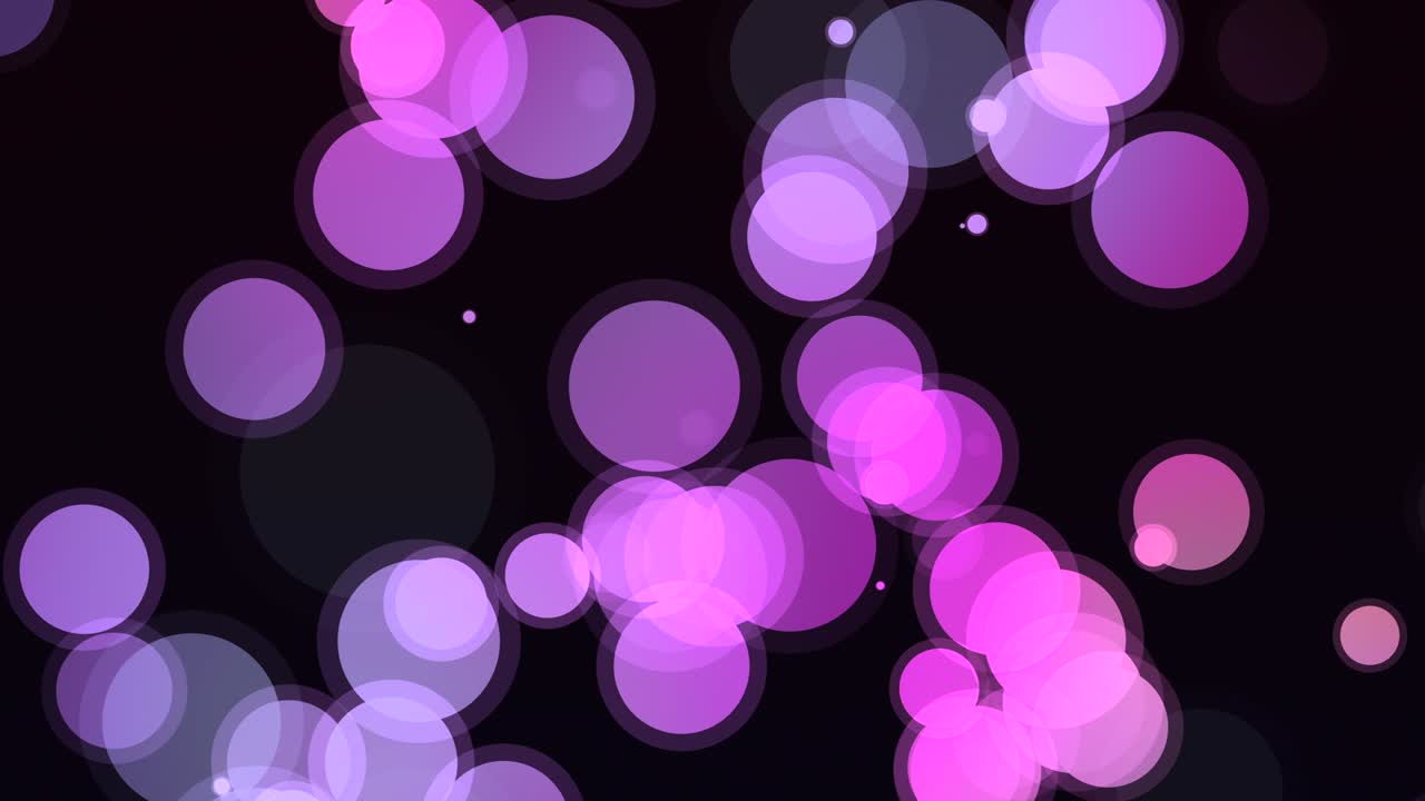 círculos animados coloridos partículas de fondo claro 4k