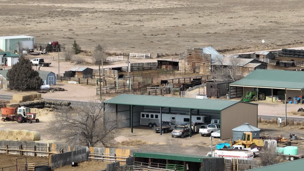 Purcell Ranch nel Colorado settentrionale. Allevatori di bestiame della contea di Weld