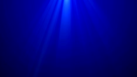 volume lights ray on blue background looped for copyspace