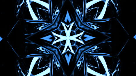 abstract blue geometric pattern