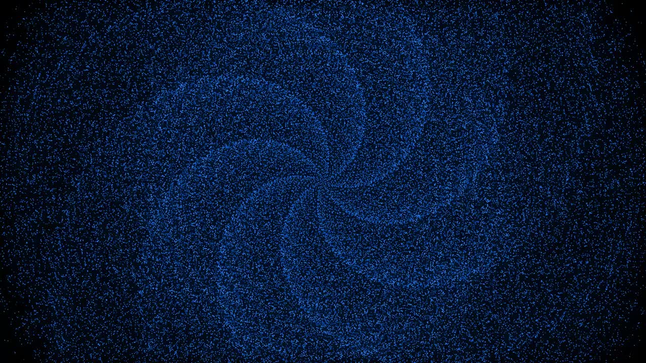 Blue color Dot Shape Pattern animation motion graphics