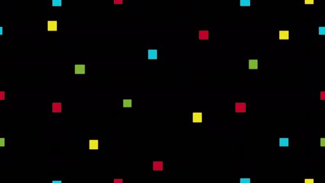 animación de confeti simple y manuscrita con fondo negro