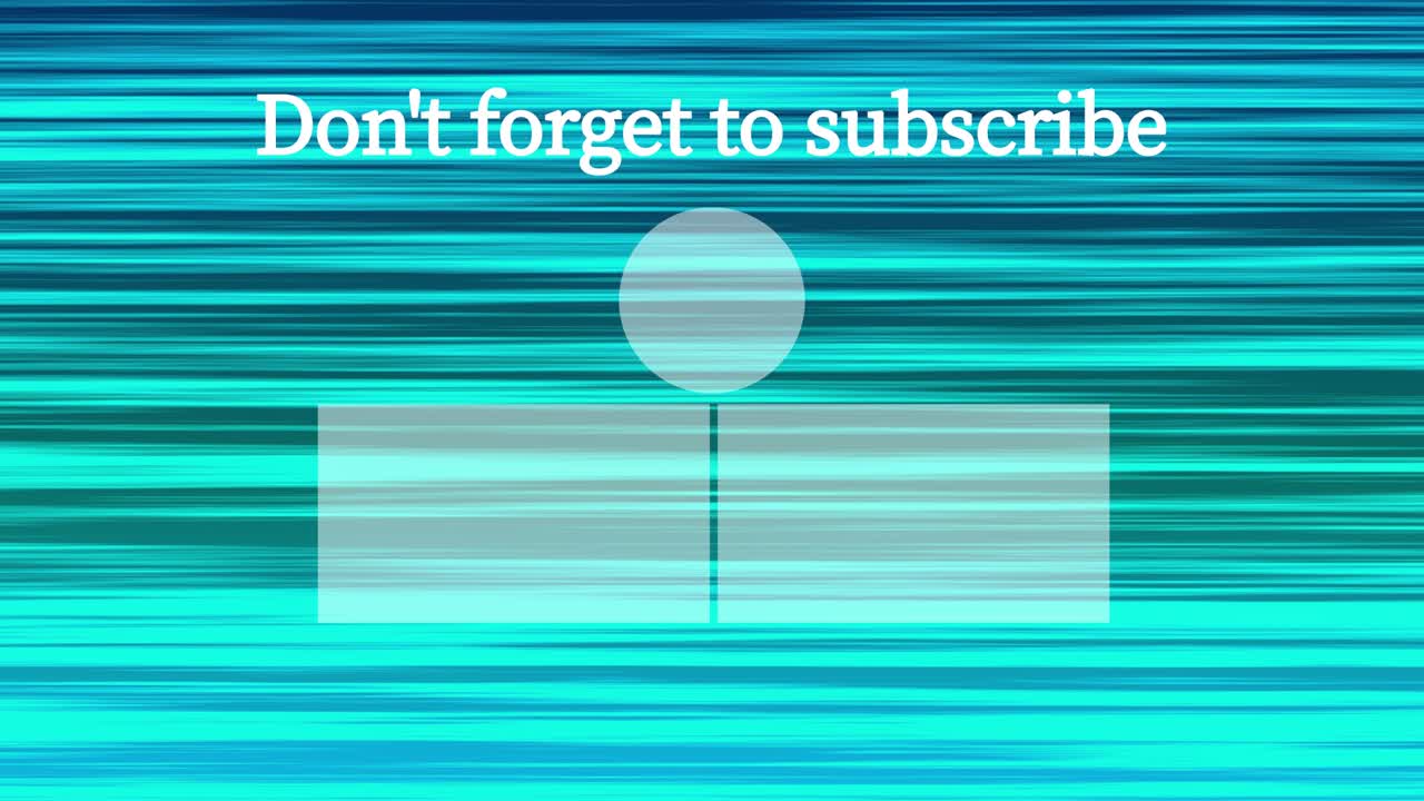 라인 그라데이션 엔드 카드 엔딩 스크린 모션 그래픽