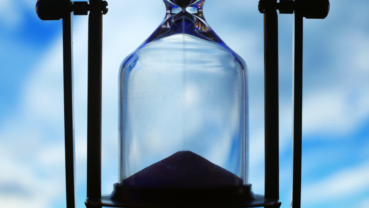 Hourglass Passing of Time