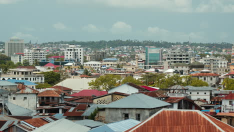 skyline of stone town, zanzibar city