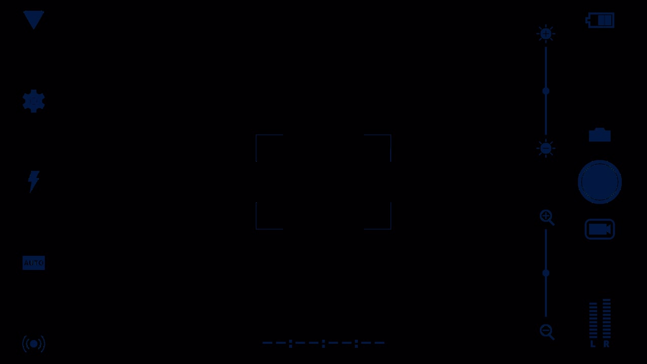 Phone camera animated overlay.  1080p - 30 fps - Alpha Channel (1)