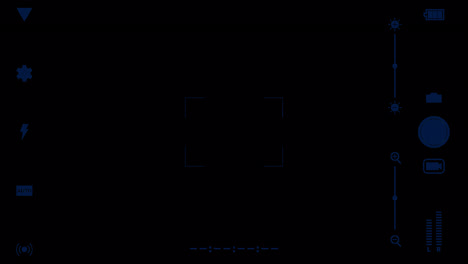 Phone camera animated overlay.  1080p - 30 fps - Alpha Channel (1)
