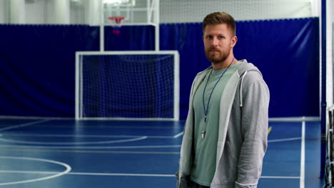 Man-posing-in-soccer-field