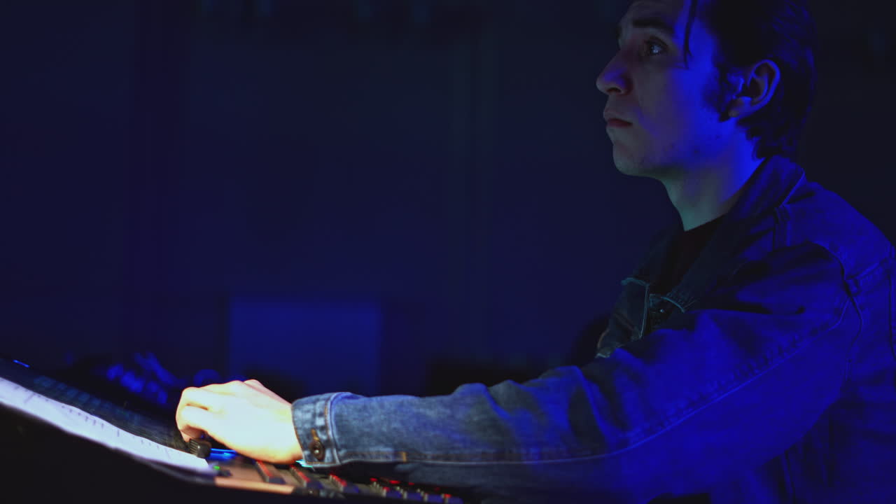 Sound Engineer at Work