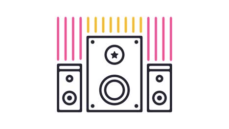 sound system icon animation