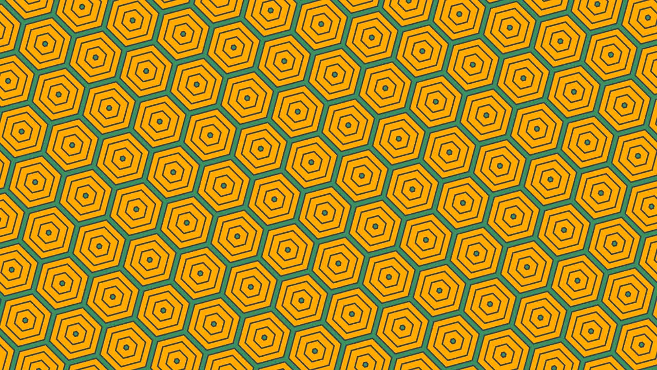 Video animation with colorful graphic in 4K format 16: 9