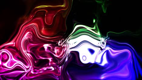 abstracto tinta de colores extendida explosión brillo líquido explotar fondo aceitoso video de movimiento