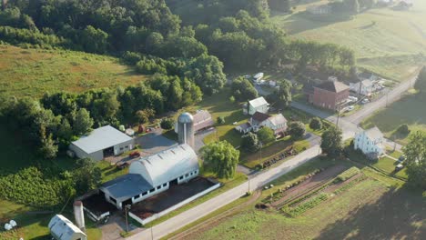 Ländliche-Landwirtschaftsgemeinschaftsstadt-In-Amerika